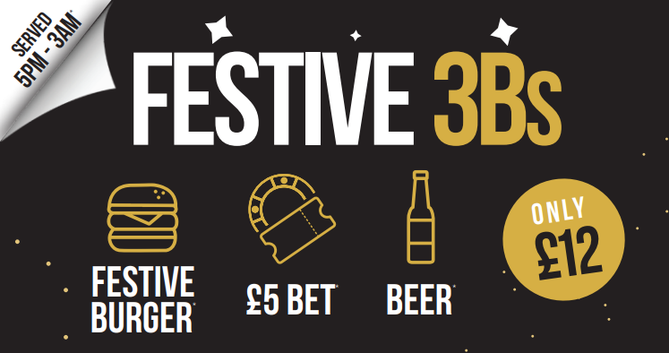 festive 3Bs food offer