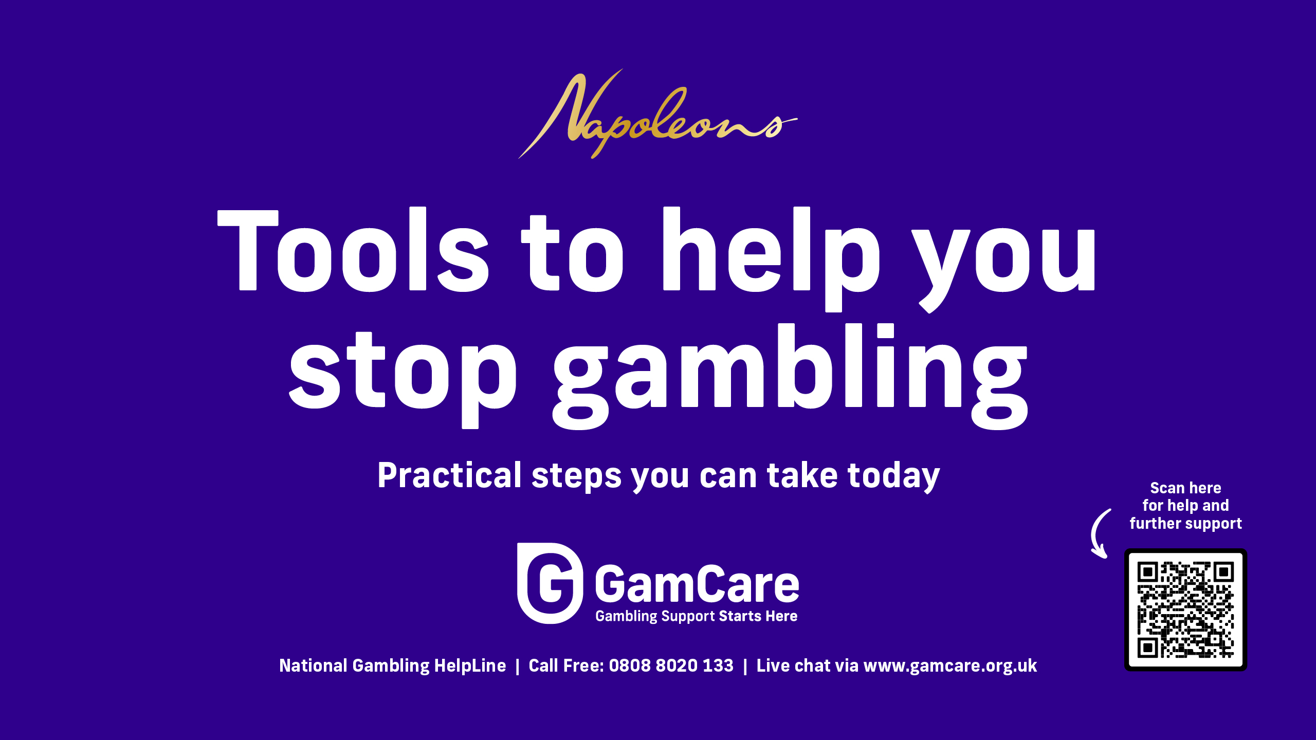 Chips In, Worries Out - Napoleons’ Guide to Safer Gambling - Safer Gambling - Napoleons Casinos & Restaurants