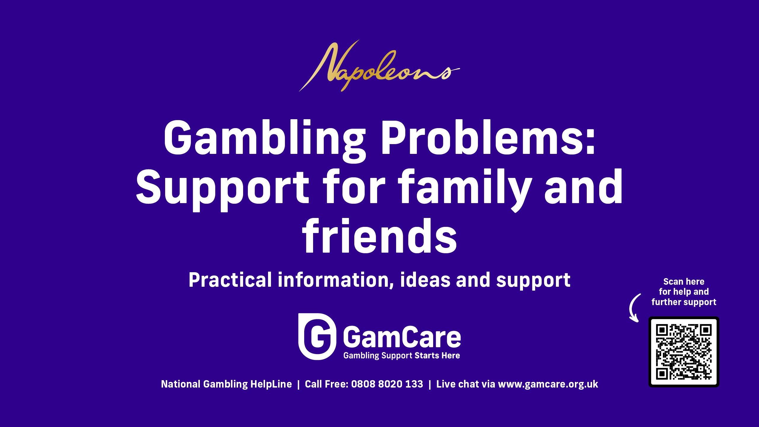 Chips In, Worries Out - Napoleons’ Guide to Safer Gambling - Safer Gambling - Napoleons Casinos & Restaurants