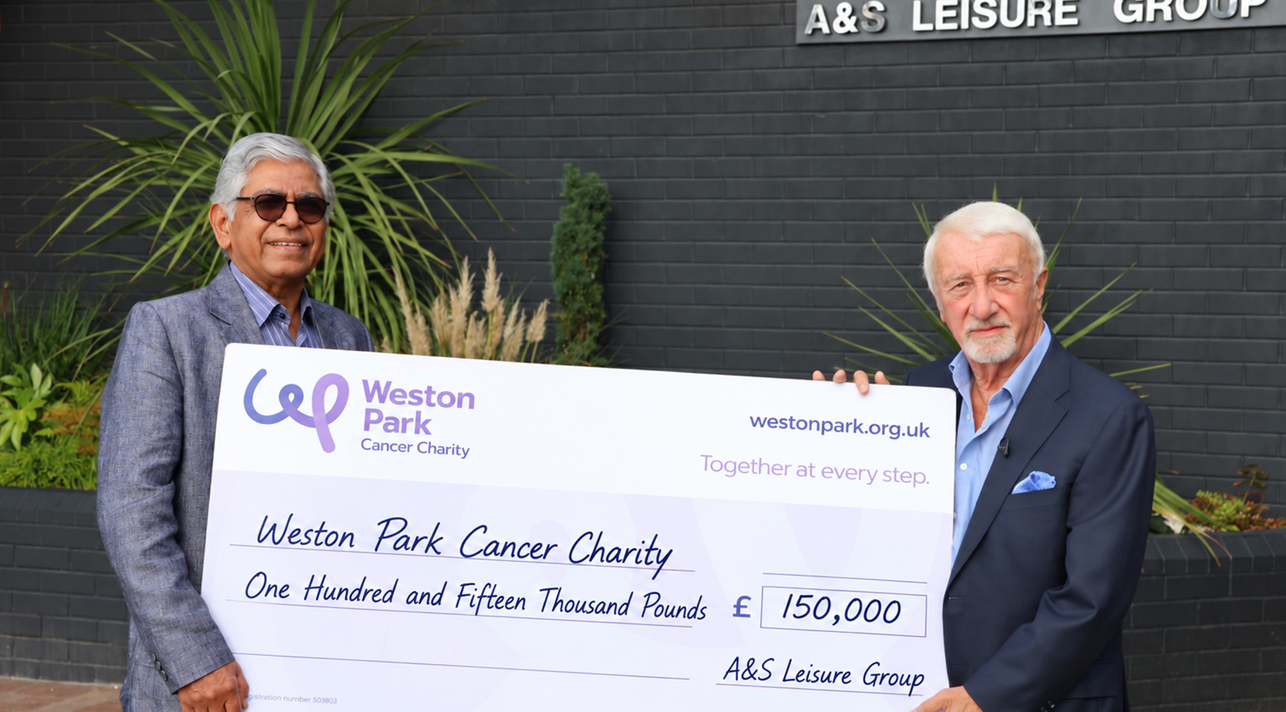 Dave Allen donates £150,000 towards Weston Park MRI appeal -  - Napoleons Casinos & Restaurants