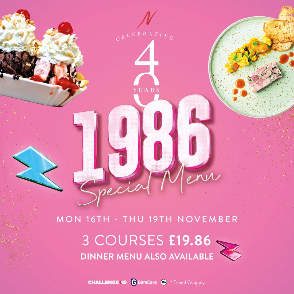 1986 Special Menu -  - Napoleons Casinos & Restaurants