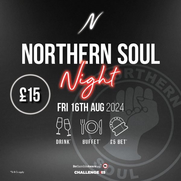 Northern Soul DJ Night -  - Napoleons Casinos & Restaurants