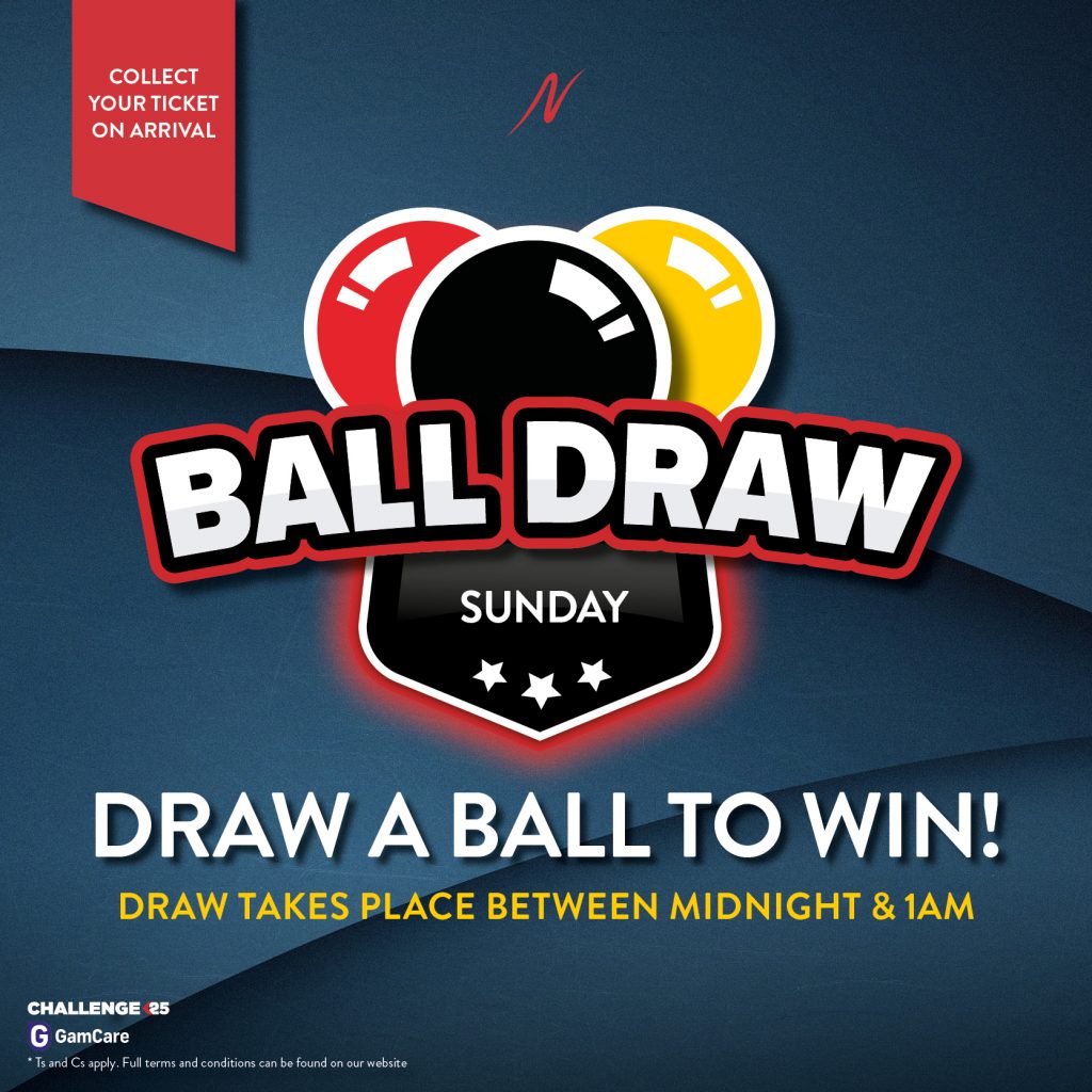 Ball Draw Sunday - Ball Draw - Napoleons Casinos & Restaurants