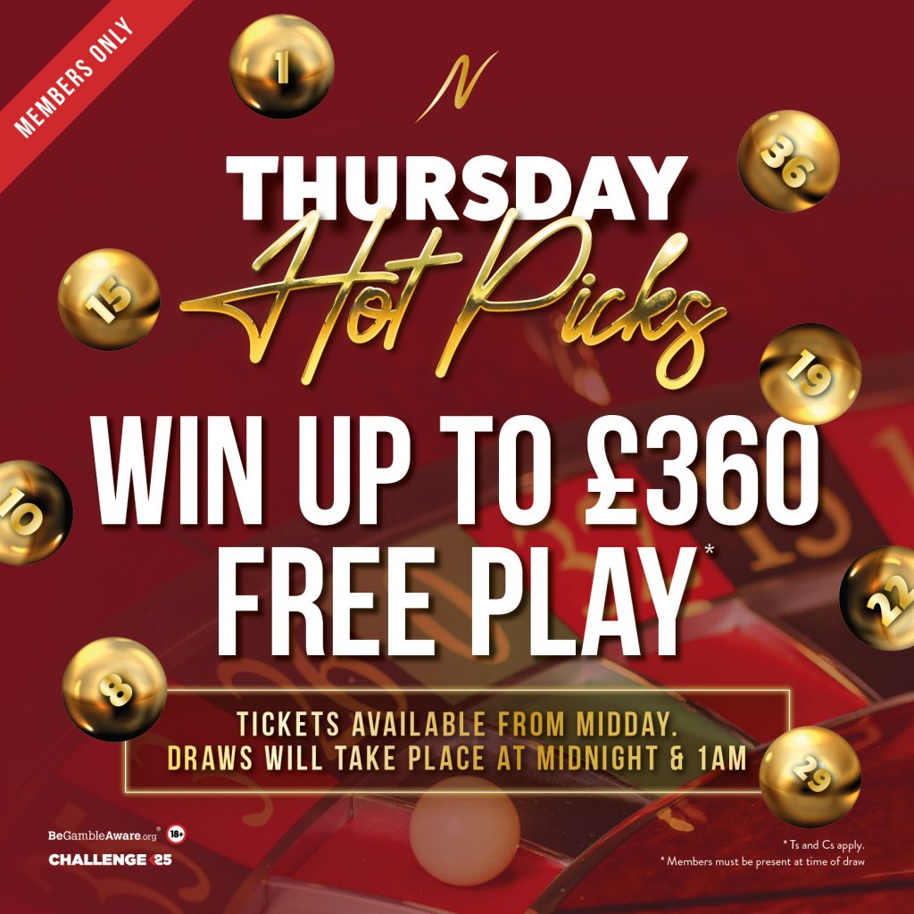 Hot Picks Thursday -  - Napoleons Casinos & Restaurants