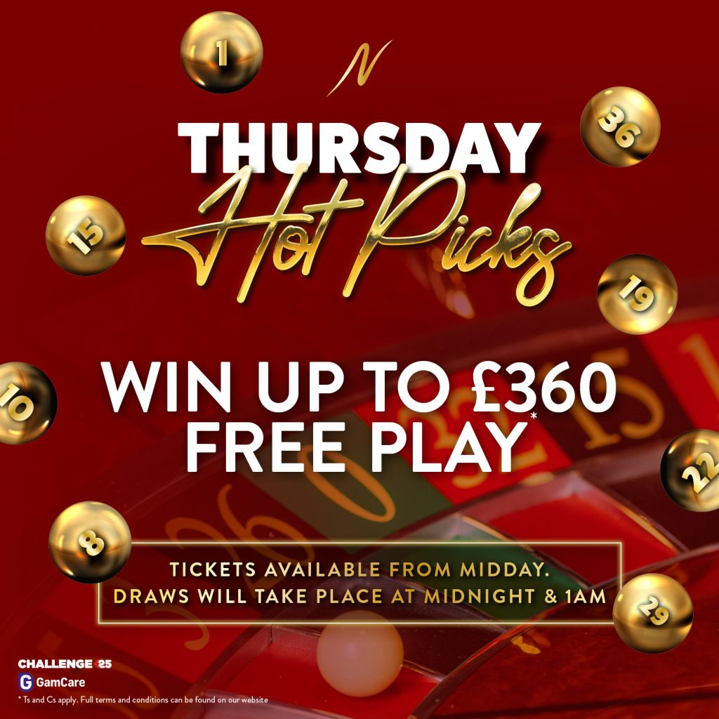 Hot Picks Thursday - Hot Picks Thursday - Napoleons Casinos & Restaurants