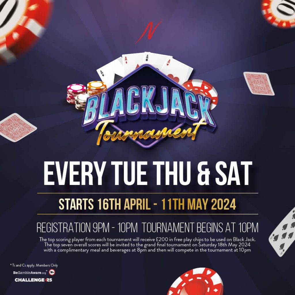 Blackjack Tournament -  - Napoleons Casinos & Restaurants