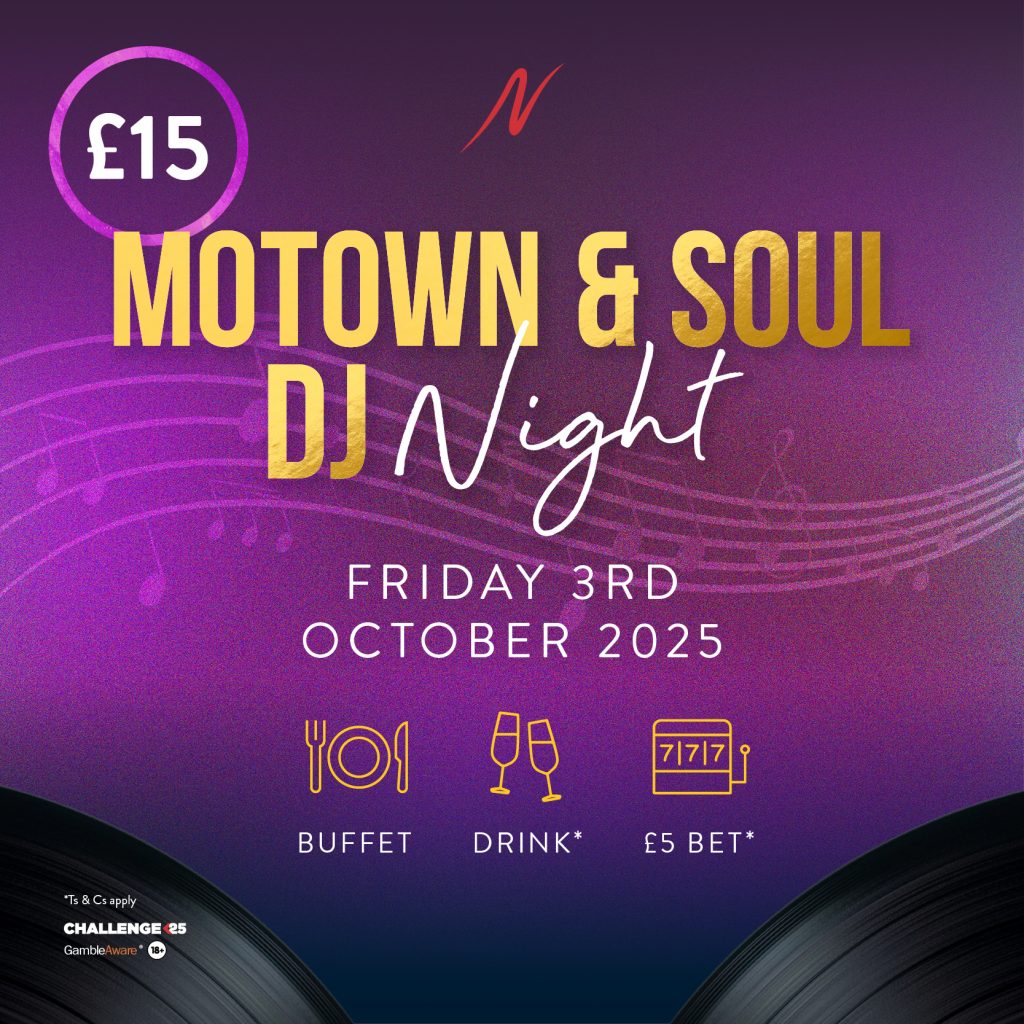 Soul & Motown DJ Night -  - Napoleons Casinos & Restaurants