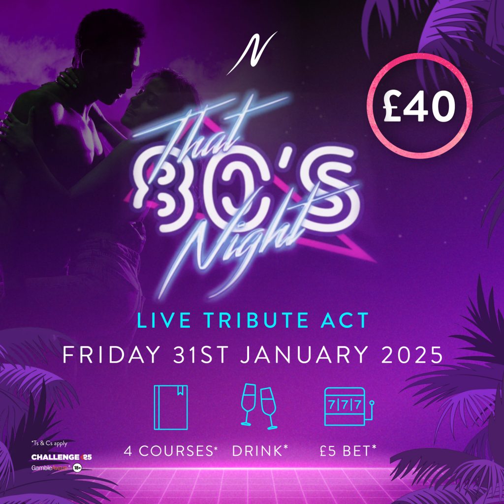 80s Tribute Night -  - Napoleons Casinos & Restaurants