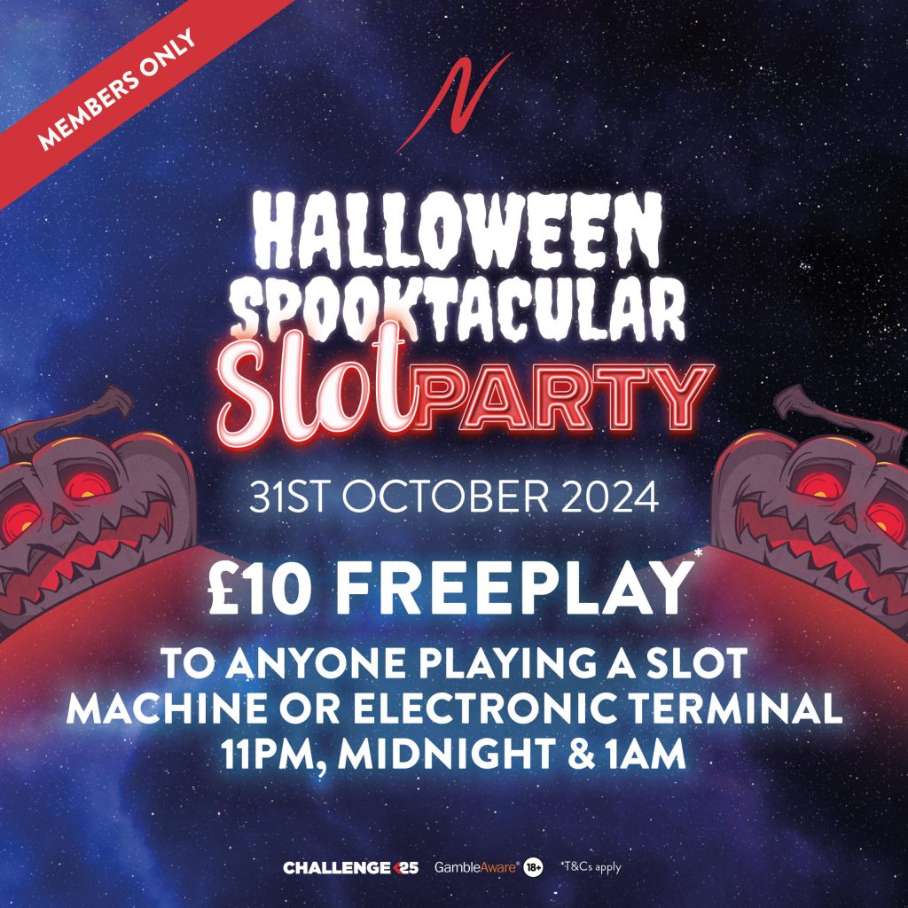 Halloween Spooktacular Slot Party -  - Napoleons Casinos & Restaurants