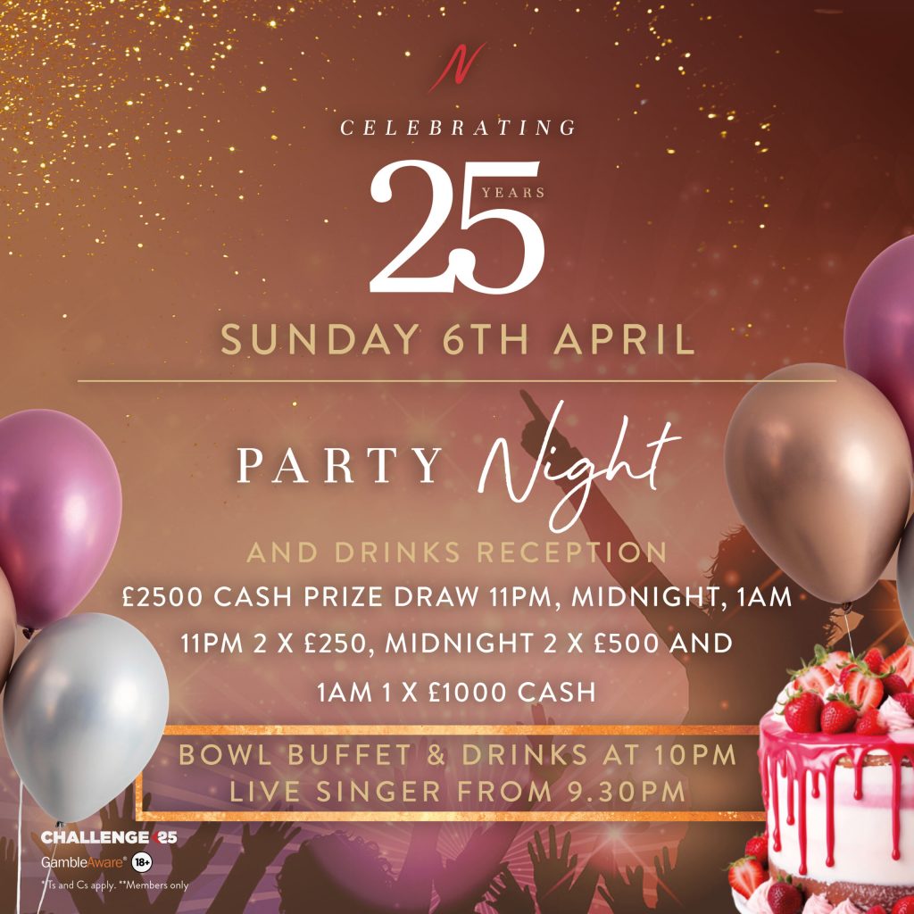 25th Anniversary Party -  - Napoleons Casinos & Restaurants