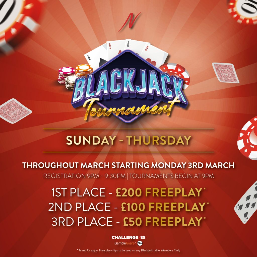 Black Jack Tournament -  - Napoleons Casinos & Restaurants