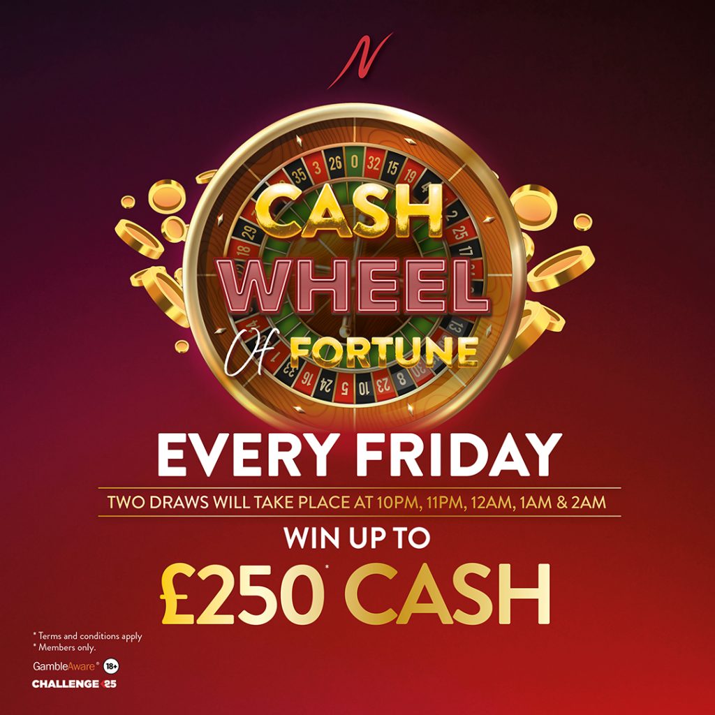 Friday Cash Wheel of Fortune -  - Napoleons Casinos & Restaurants