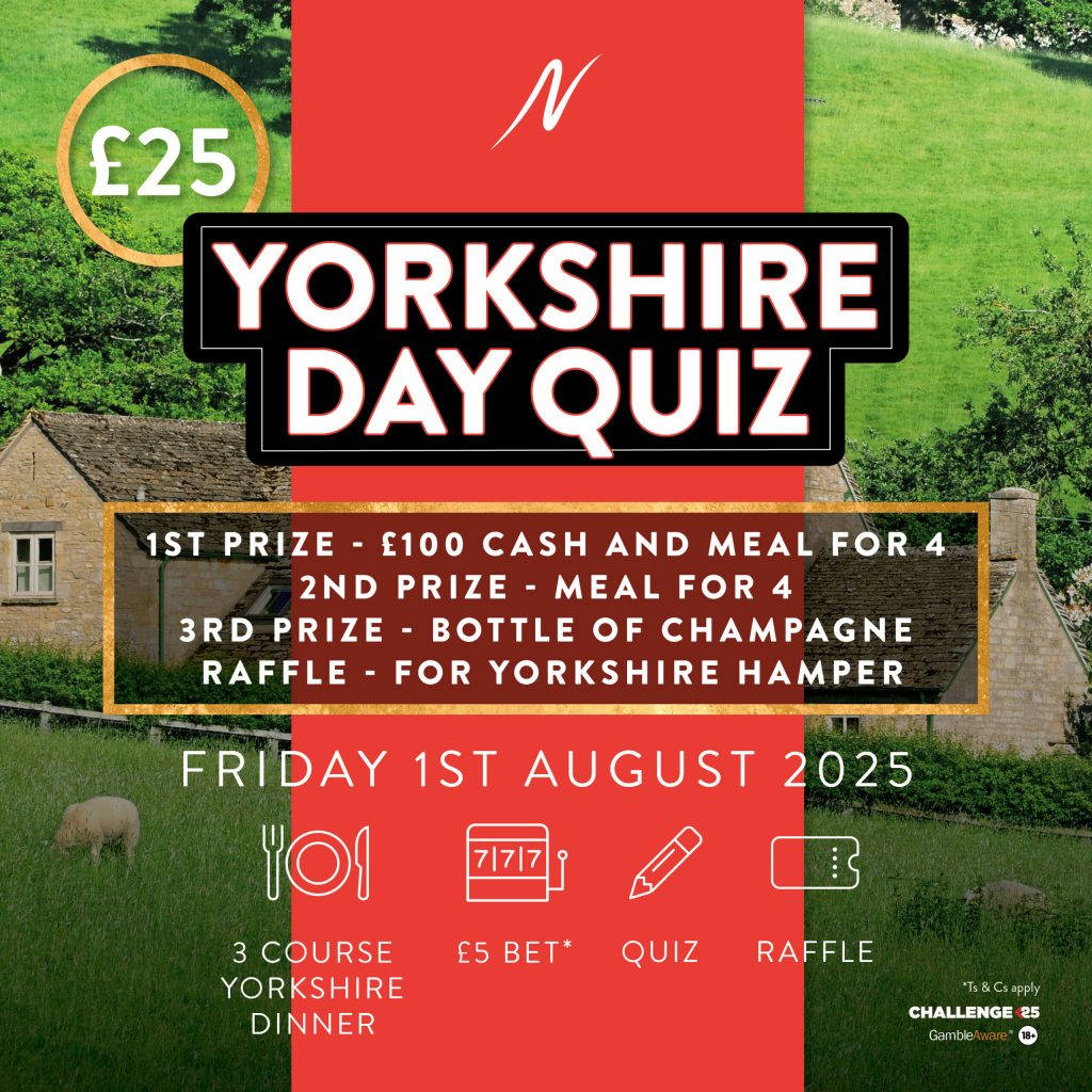 Yorkshire Day Quiz Night - Yorkshire Day Quiz Night - Napoleons Casinos & Restaurants