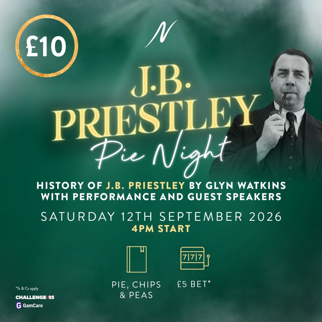 J.B. Priestley Pie Night -  - Napoleons Casinos & Restaurants