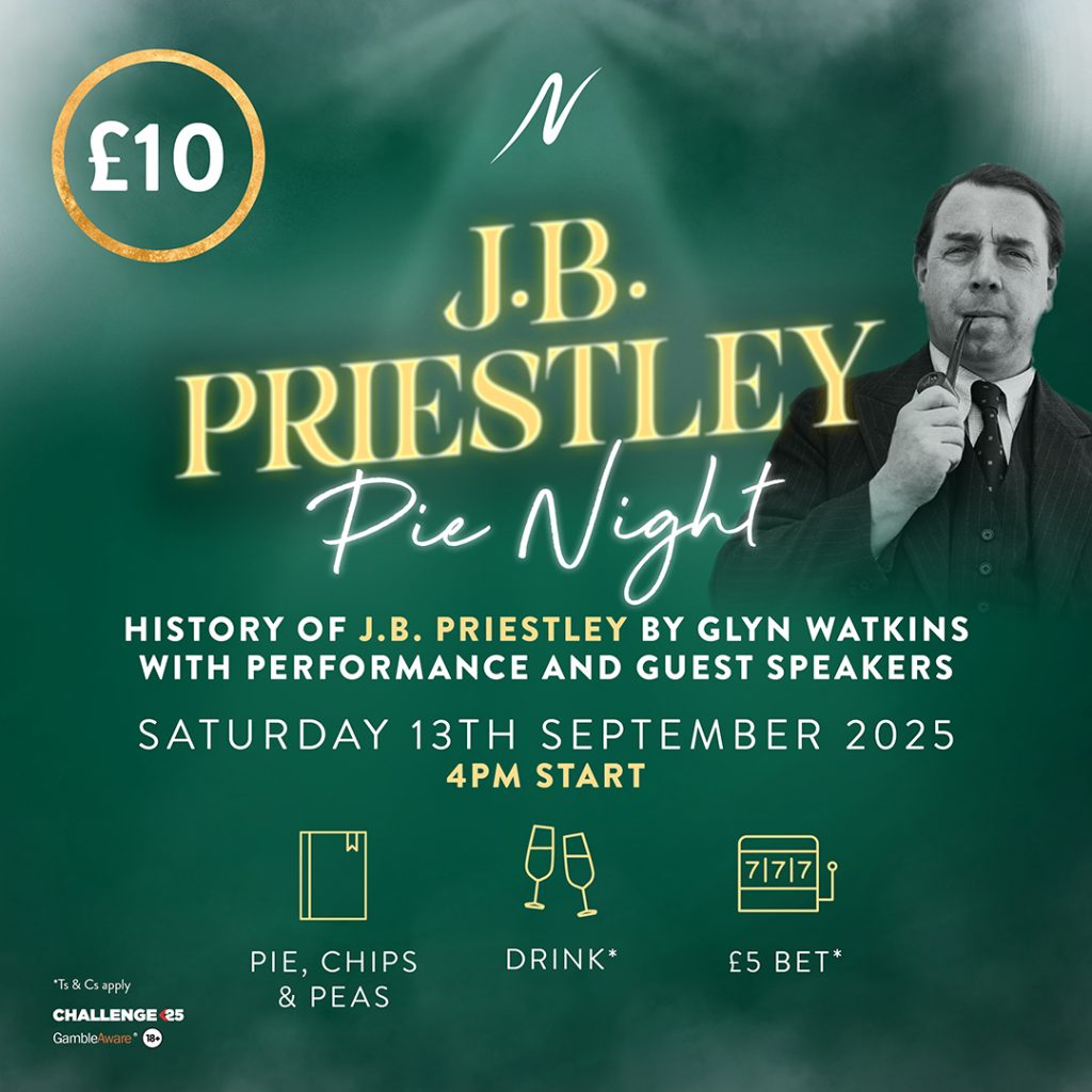 J.B. Priestley Pie Night - J B Priestley Pie Night - Napoleons Casinos & Restaurants