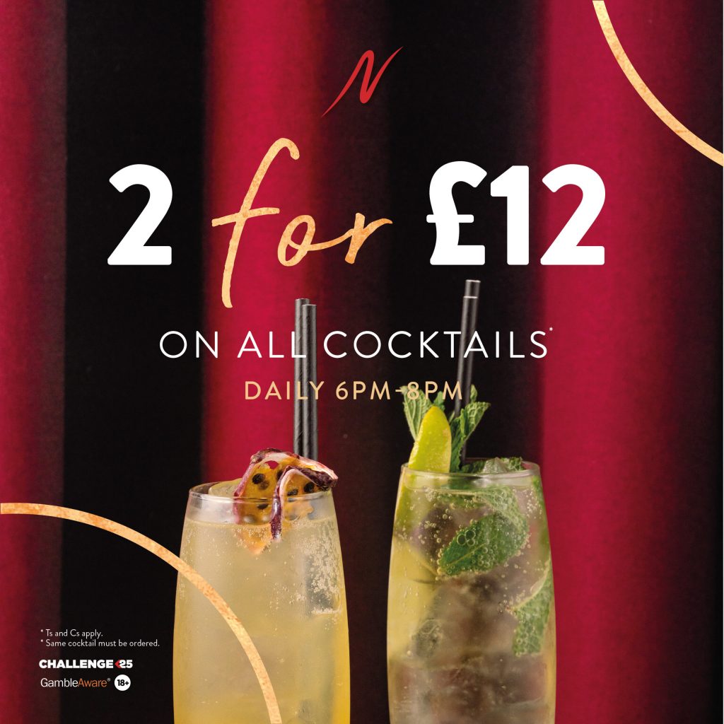 2 for £12 Cocktails - 2 for £12 Cocktails - Napoleons Casinos & Restaurants