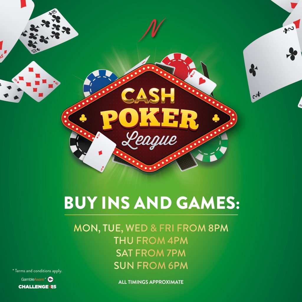 Cash Poker League -  - Napoleons Casinos & Restaurants