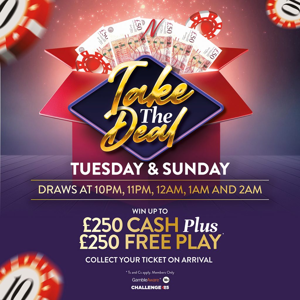 Take The Deal Sheffield -  - Napoleons Casinos & Restaurants