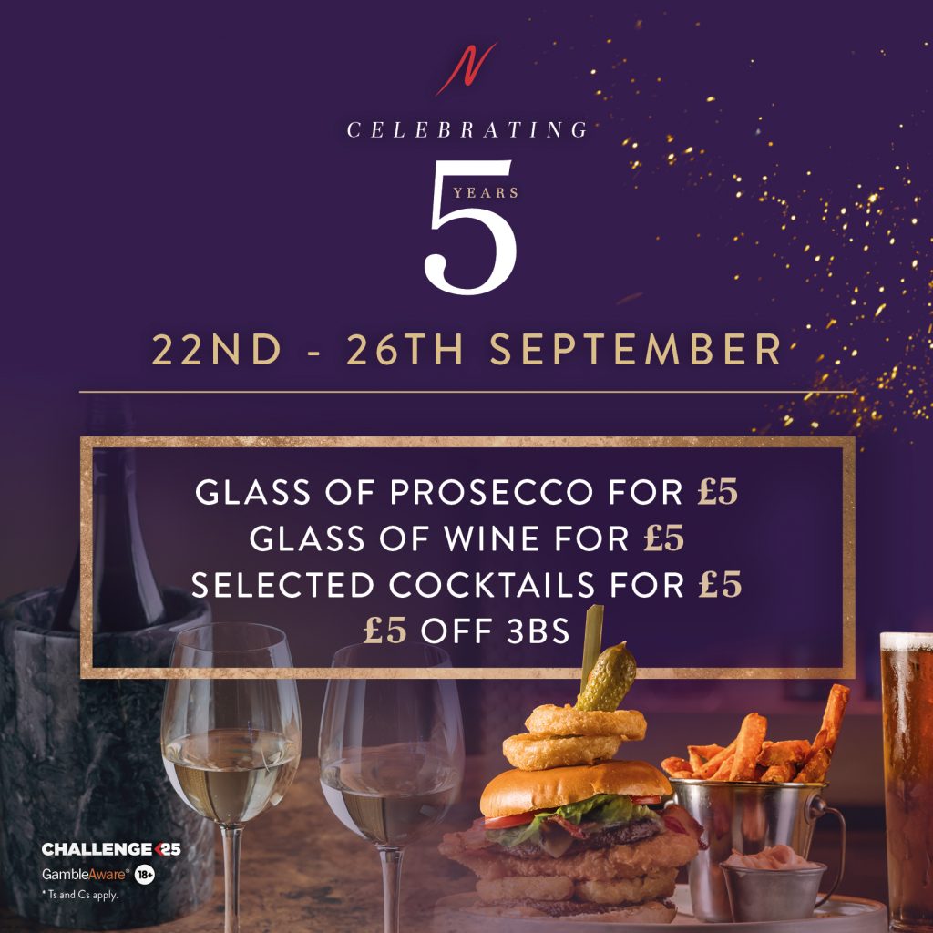 5 Year Anniversary Offers -  - Napoleons Casinos & Restaurants