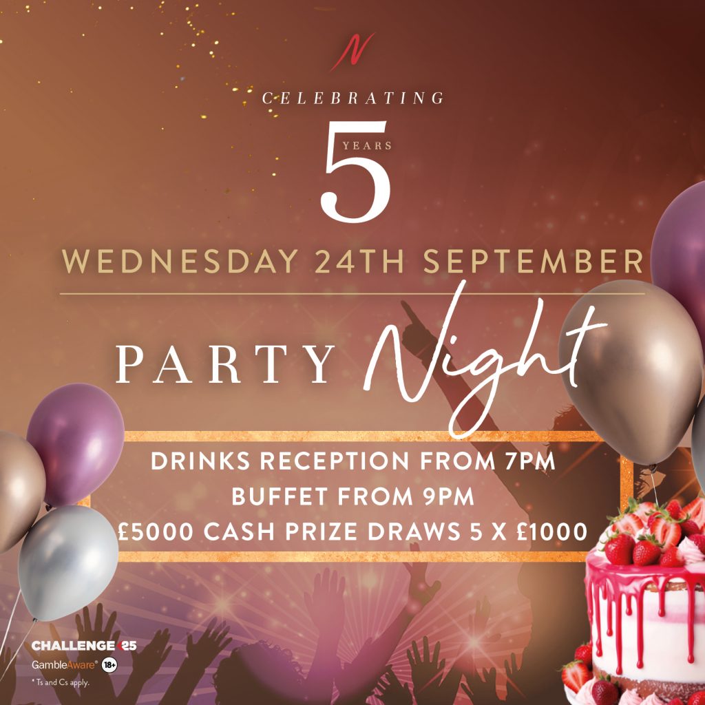 5 Year Anniversary Party Night -  - Napoleons Casinos & Restaurants