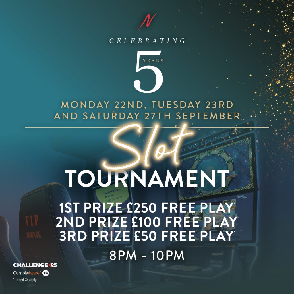 5 Year Anniversary Slot Tournaments -  - Napoleons Casinos & Restaurants