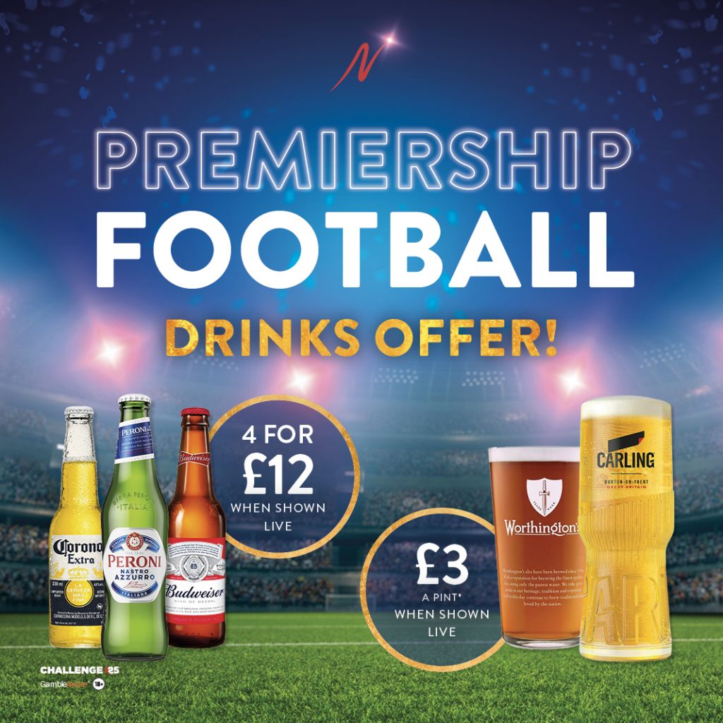 Premiership Football Offer -  - Napoleons Casinos & Restaurants