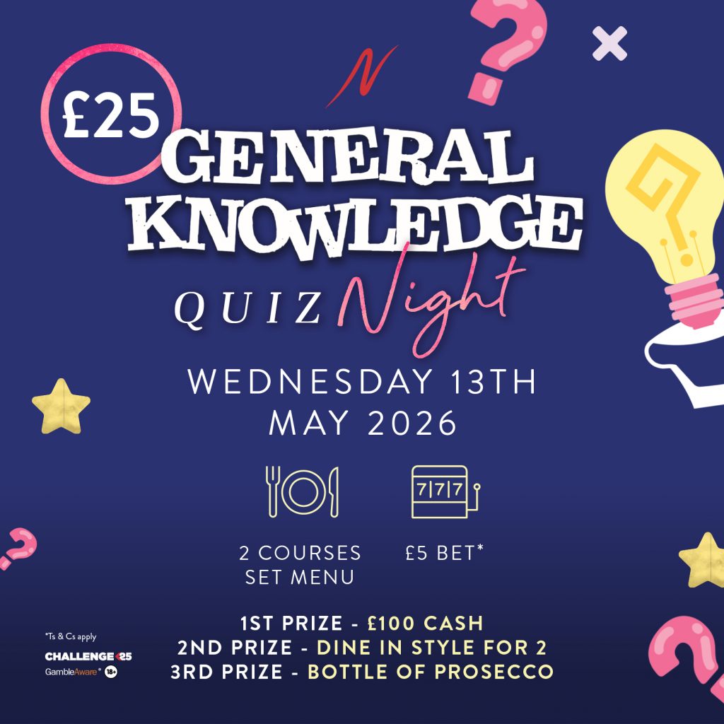 General Quiz Night -  - Napoleons Casinos & Restaurants
