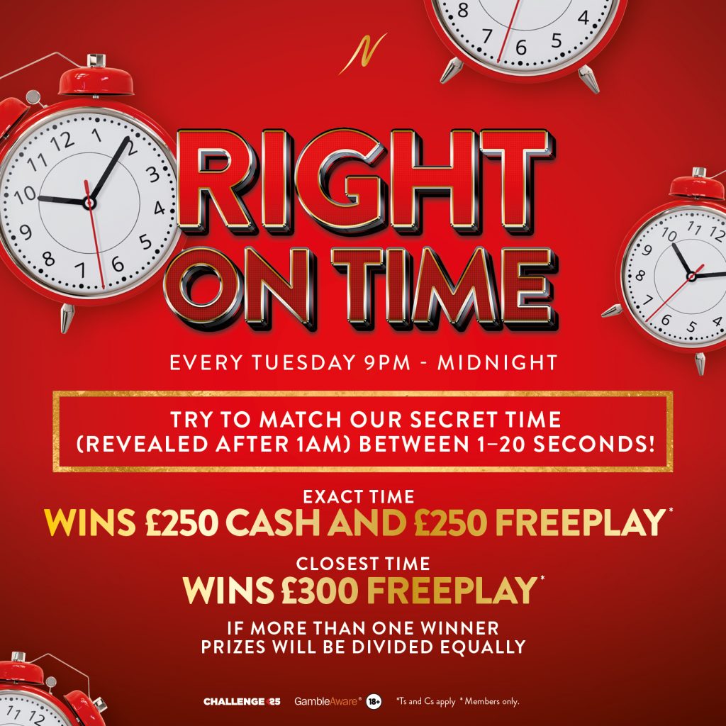 Right On Time -  - Napoleons Casinos & Restaurants