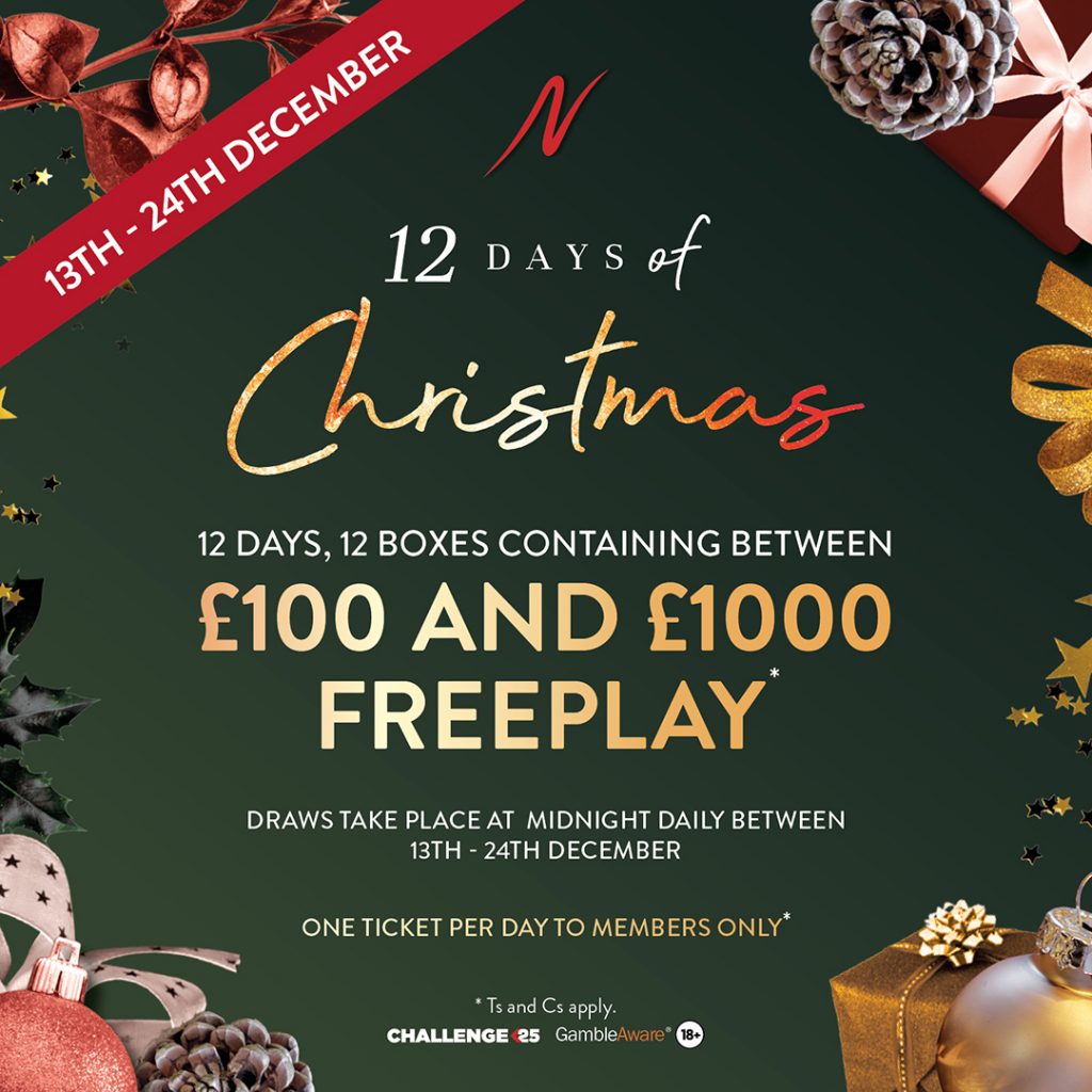 12 Days of Christmas -  - Napoleons Casinos & Restaurants