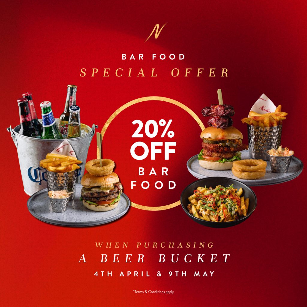 Bank Holiday Beer Bucket Food Discount -  - Napoleons Casinos & Restaurants