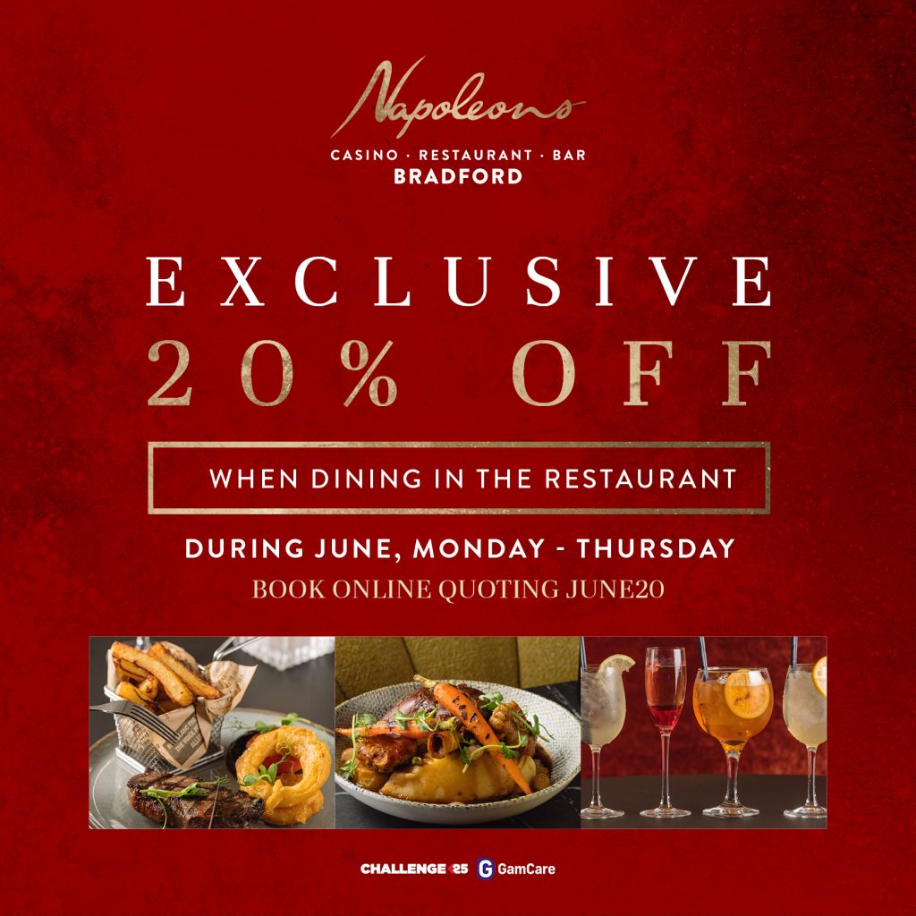 Exclusive 20% Off -  - Napoleons Casinos & Restaurants