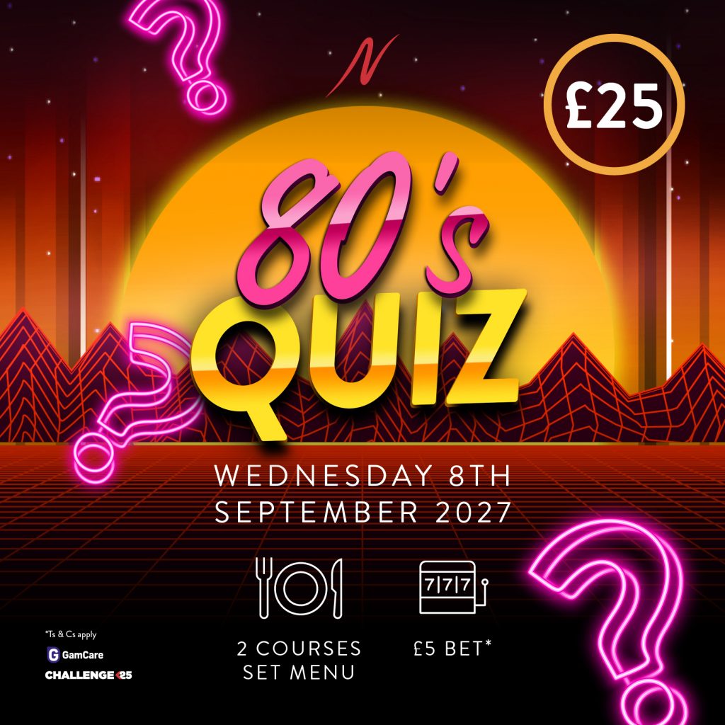 80s DJ Party Night -  - Napoleons Casinos & Restaurants