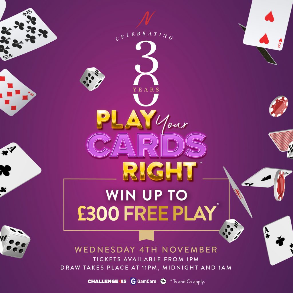 Play Your Cards Right -  - Napoleons Casinos & Restaurants