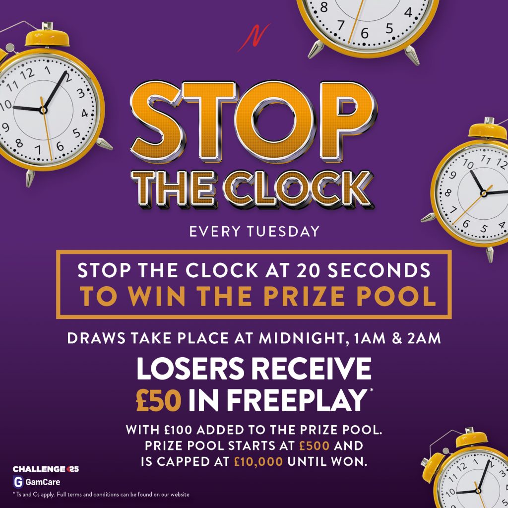 Stop the Clock -  - Napoleons Casinos & Restaurants