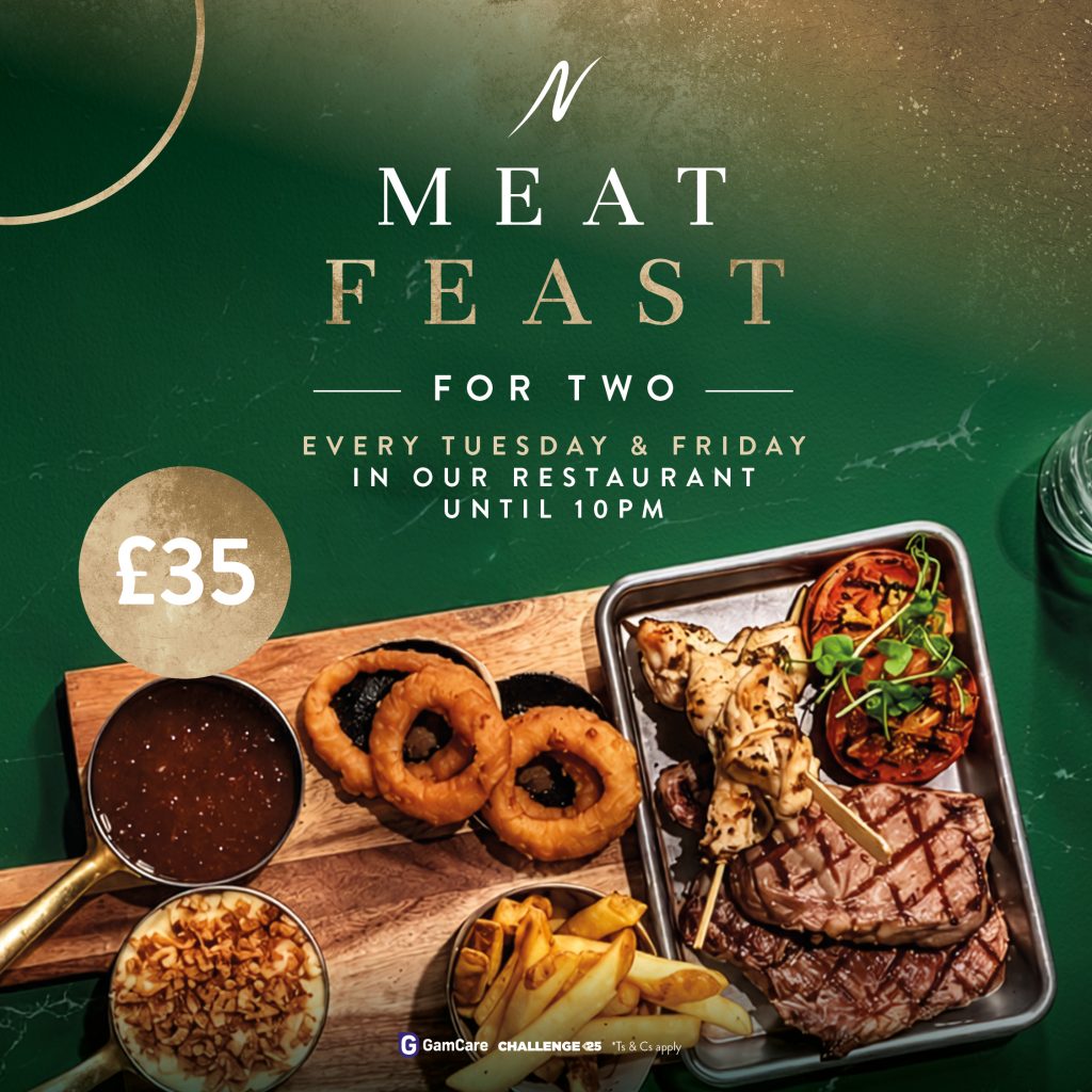 Friday Feast for 2 - Friday Feast for 2 - Napoleons Casinos & Restaurants