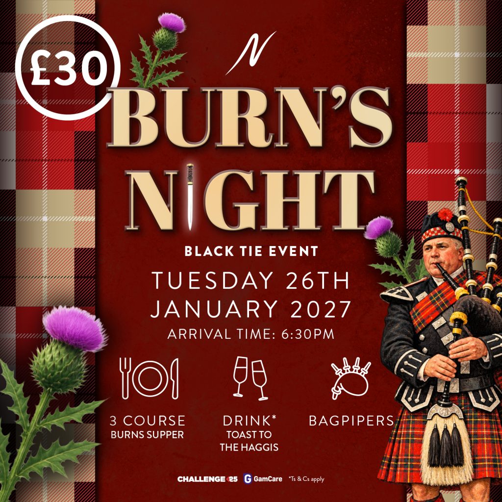 Burn's Night -  - Napoleons Casinos & Restaurants