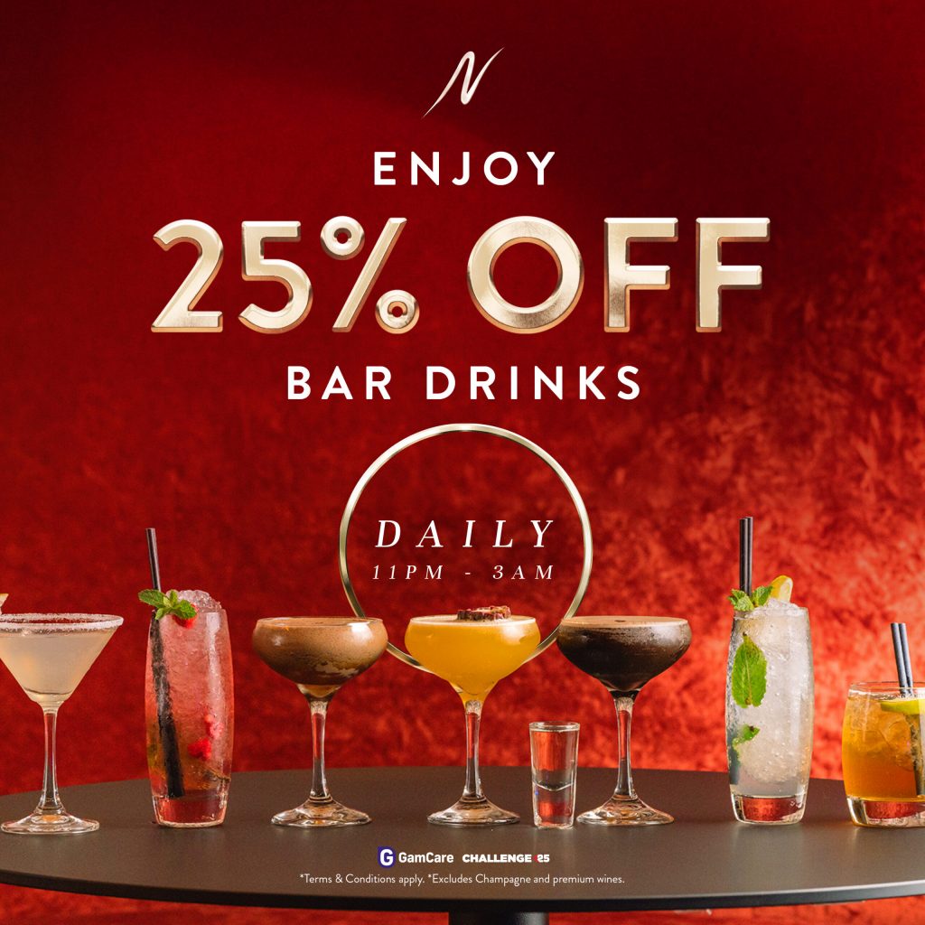 25% off Bar Food - Napoleons Casinos & Restaurants
